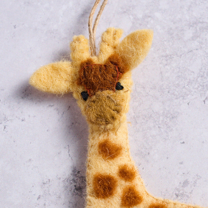 Felt Giraffe Ornament 3