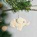 Felt Elephant Ornament thumbnail 1