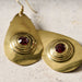 Kamet Brass Drop Earrings thumbnail 3