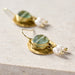 Kabru Brass Drop Earrings thumbnail 3