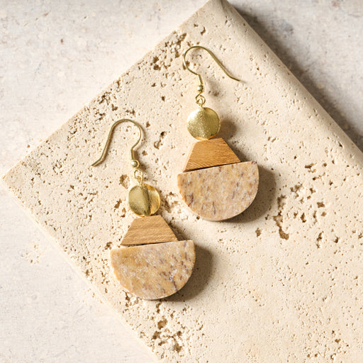 Tirsuli Gorara Stone Drop Earrings