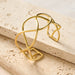 Intertwined Brass Cuff thumbnail 2