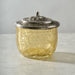 Ria Crackle Glass Jar - Pastel Yellow thumbnail 1