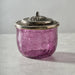 Ria Crackle Glass Jar - Purple thumbnail 1