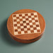 Acacia Wood Round Magnetic Chess Set thumbnail 3