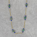 Recycled Sari & Glass Bead Necklace thumbnail 4