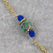 Recycled Sari & Glass Bead Necklace thumbnail 2