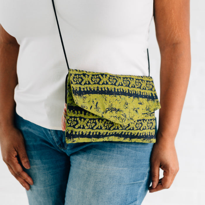 Naviya Batik Cotton Crossbody Bag 1