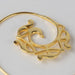 Katani Gold Swirl Hoop Earrings thumbnail 3