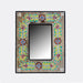 Khush Handpainted Mango Wood Mirror - Natural Vine thumbnail 1