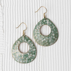 Satya Hammered Teardrop Earrings