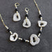 Parvati Druzy Stone Drop Earrings thumbnail 3