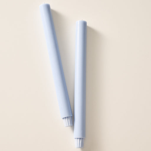 Cahya Mint Palm Wax Dinner Candles - Set of 2