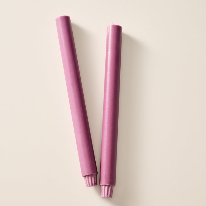 Cahya Blackberry Palm Wax Dinner Candles - Set of 2 1