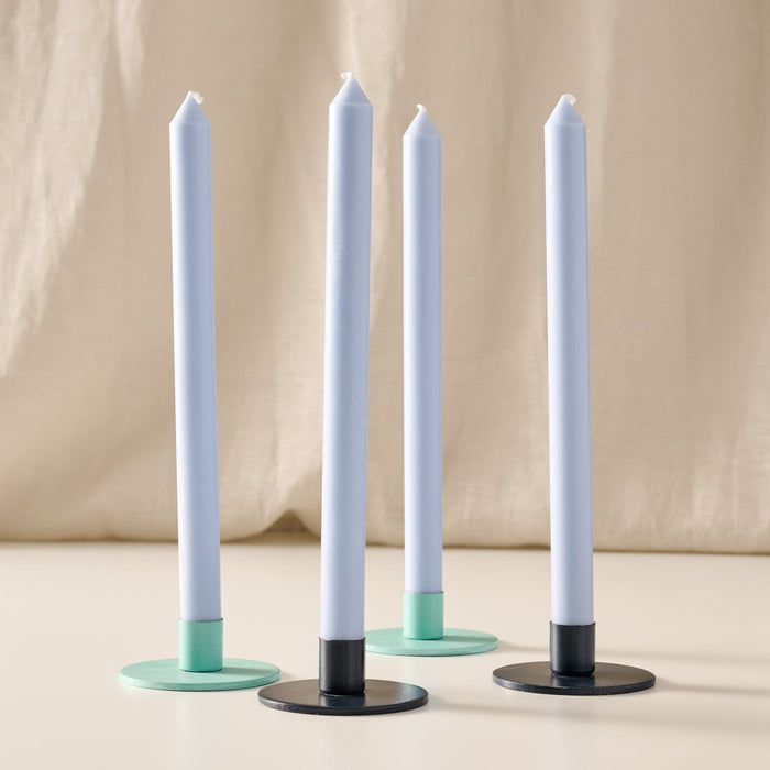 Anget Mint Palm Wax Taper Candles - Set of 4 3