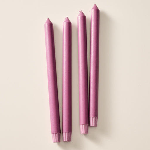 Anget Blackberry Palm Wax Taper Candles-Set of 4