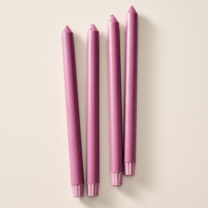 Anget Blackberry Palm Wax Taper Candles-Set of 4 1