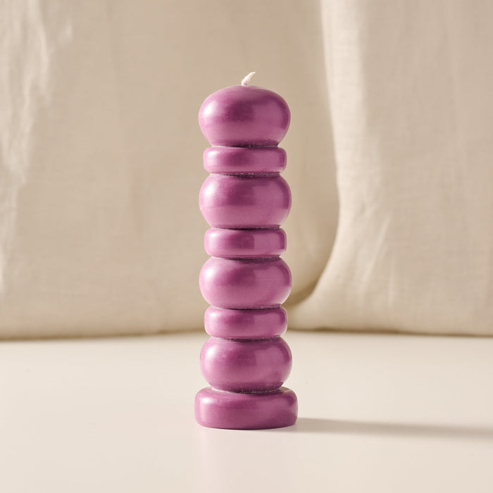 Subuh Blackberry Palm Wax Pagoda Candle 1