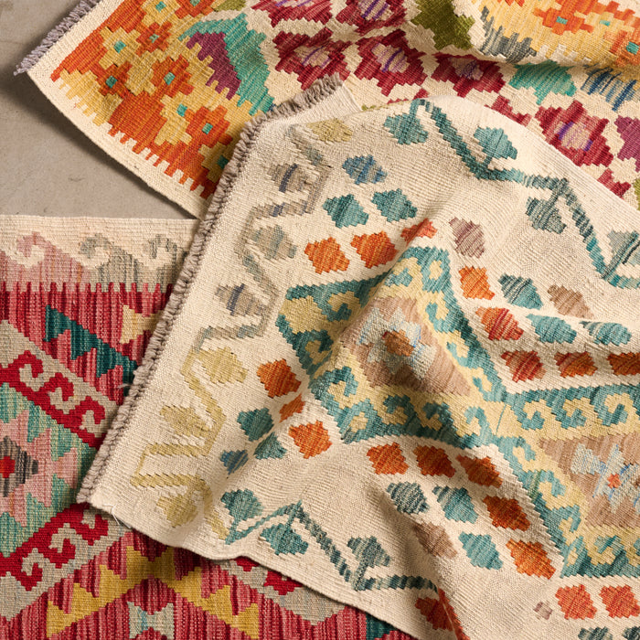 Kilim Natural Dye - Beige - 2' x 3' 3