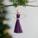 Purple Angel Ornament thumbnail 1