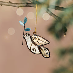 Olive Branch Dove Ornament