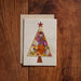 Pressed Flower Christmas Tree Card thumbnail 1