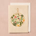 Makulay Pressed Flower Ornament Christmas Card thumbnail 1