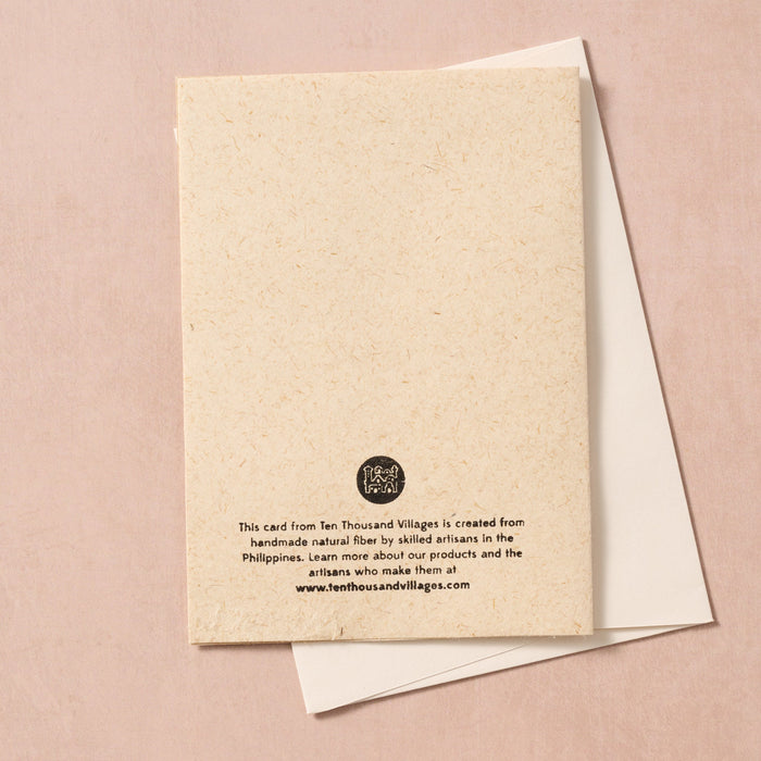 Makulay Pressed Flower Ornament Christmas Card 4