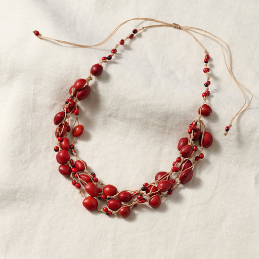 Vyna Multistrand Seed Necklace