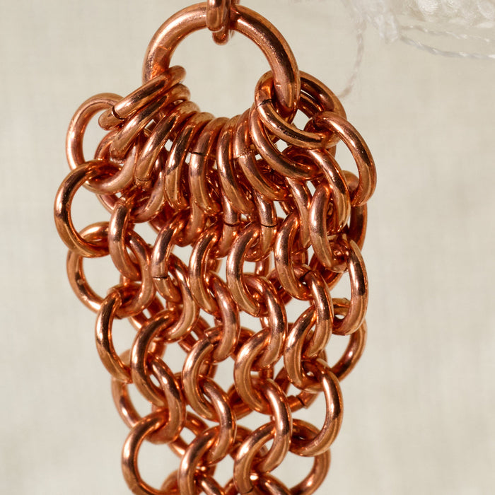 Alma Copper Waterfall Drop Earrings 3