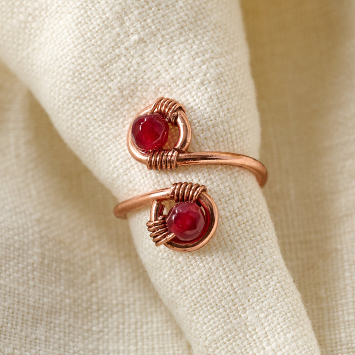 Maite Agate Wrap Ring 2