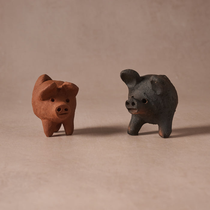Good Luck Pig - Light Terracotta 4