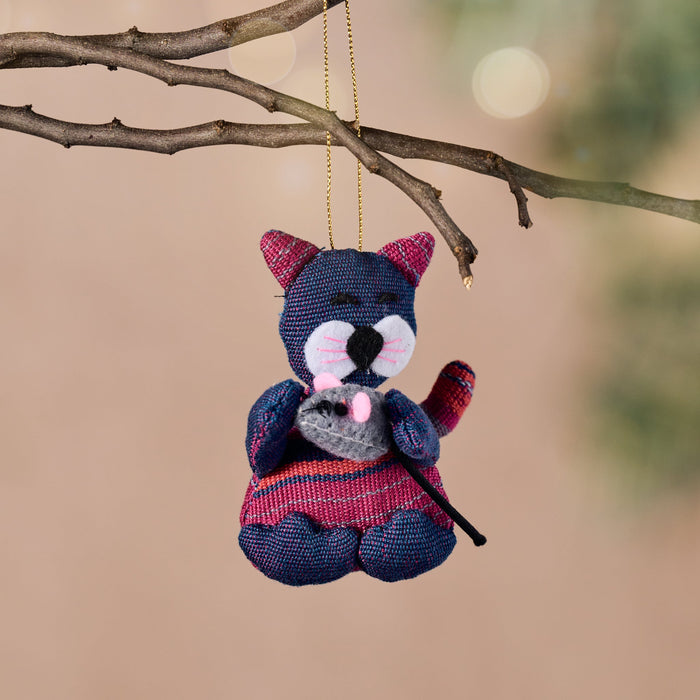 Amable Cat & Mouse Ornament 1