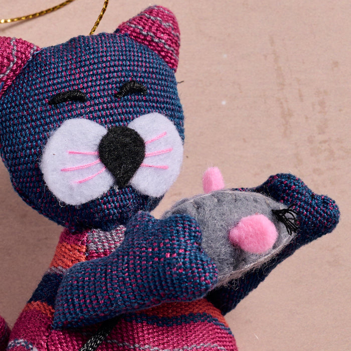 Amable Cat & Mouse Ornament 4