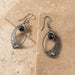 Ojo Silver Wire Wrapped Earrings thumbnail 1