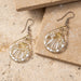 Vaso Glass Bead Teardrop Earrings thumbnail 1