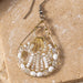 Vaso Glass Bead Teardrop Earrings thumbnail 4