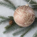 Bronce Etched Ball Ornament - Ten Thousand Villages
