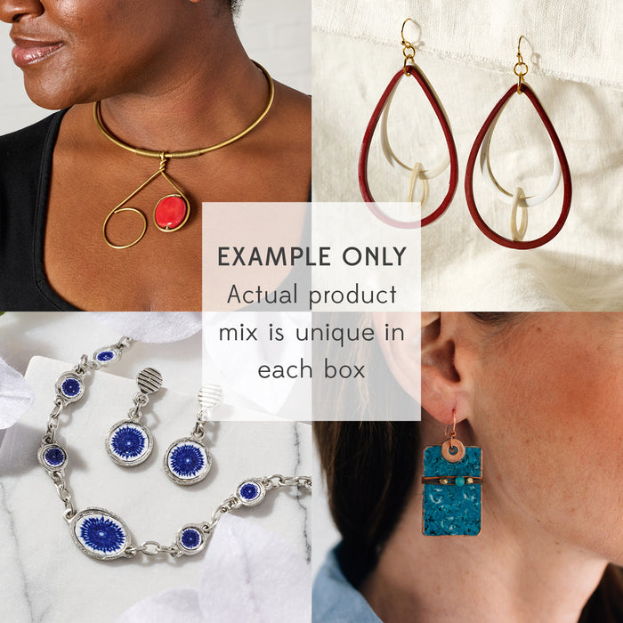 Jewelry Mystery Box Reds & Blues 2