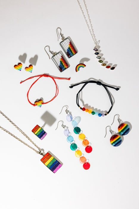 Glass Rainbow Earrings 4