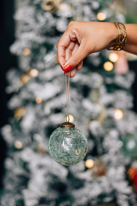 Crackle Glass Ornament 2