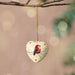Gayan Lovebird Paper Mache Ornament thumbnail 1