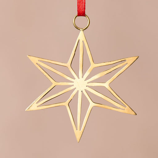 Saat Shell Casing Star Ornament - Ten Thousand Villages