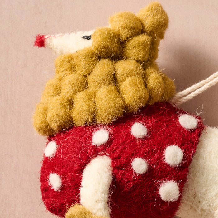 Pyaara Poodle Wool Ornament 3