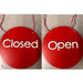 Open/Close Round Hanging Sign thumbnail 1