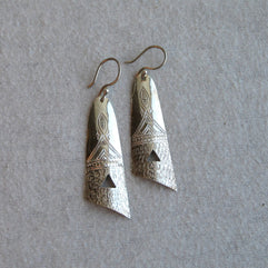 Silver Tapestry Earrings