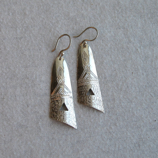 Silver Tapestry Earrings