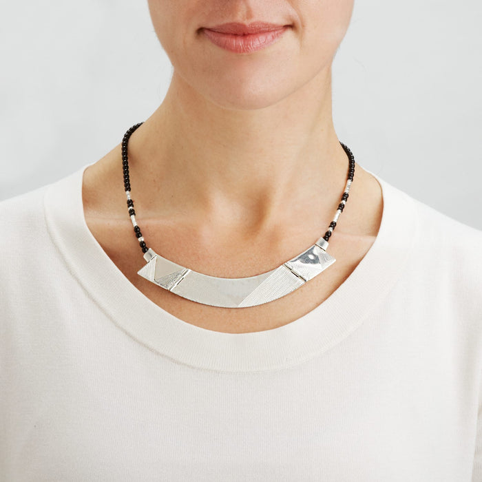 Etched Shapes Necklace 2
