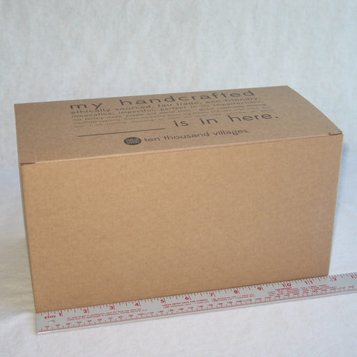 12x6x6 one piece corrugated box with auto bttm 50
