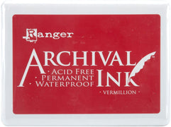 Ranger Archival No 3 Inkpad Jumbo Vermillion